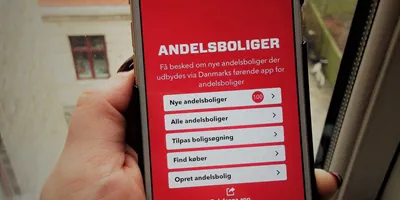 Ny andelsbolig-app giver besked om nye andelsboliger med det samme