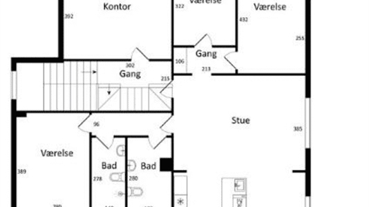 140 m2 lejlighed i Hellerup til leje